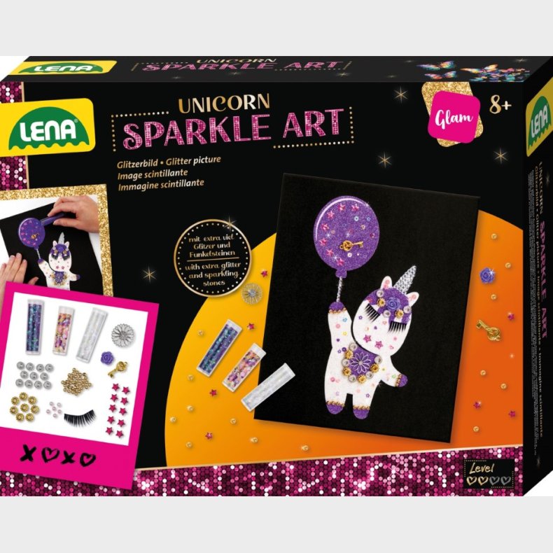 LENA Sparkle Art - Enhjrning Glitterst