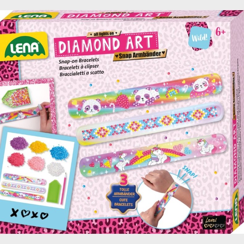 Lena Diamond Art - snaparmbnd