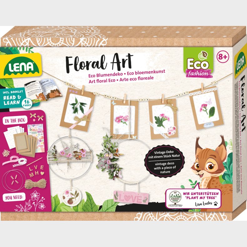 Lena Eco Floral Art st til brn