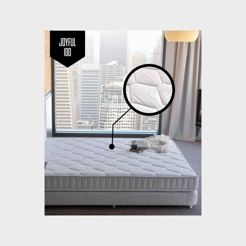 Madras 190 x 90 x 21 cm ''Joyfull 100'' Deluxe Spring