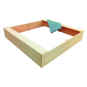 Min frste Sandkasse i tr