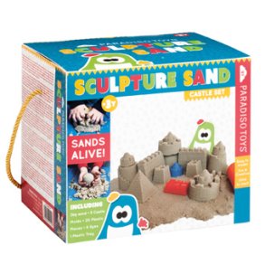 Sandskulpturer (Borg st med 2kg Kinetisk sand)