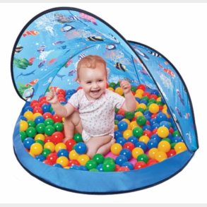 Bl Legetelt med 50 bolde