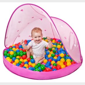 Pink Legetelt med 50 bolde