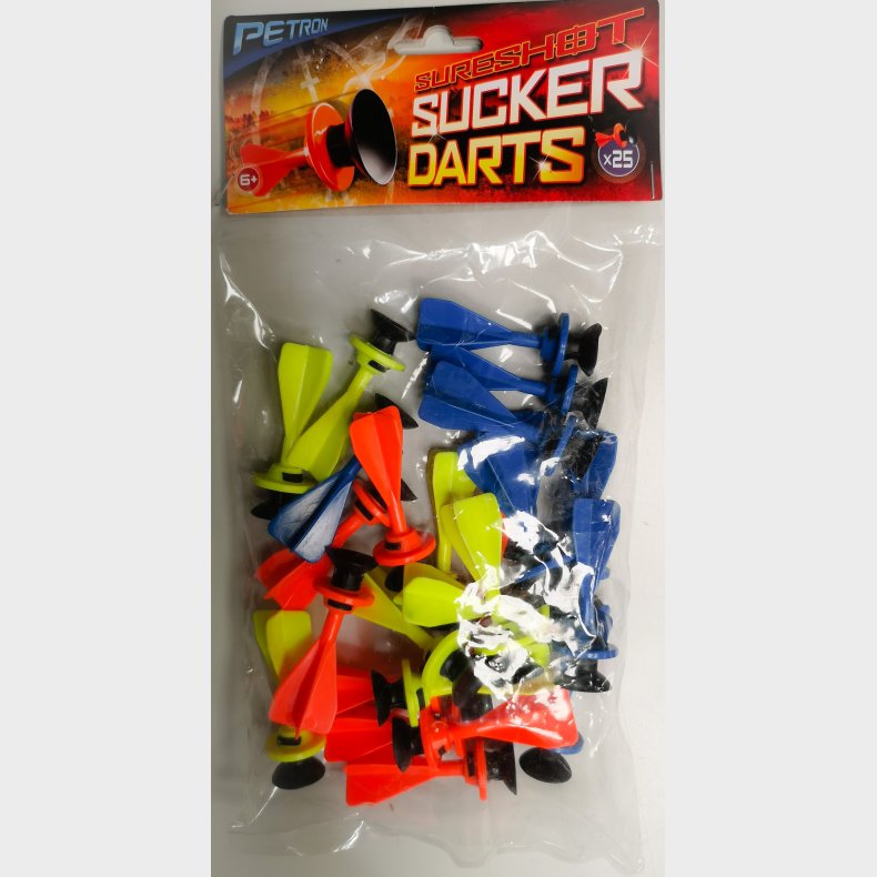 Sureshot Dartpile 25 stk. pakke til Armbrst / Hndbue / Riffel / Pusterr