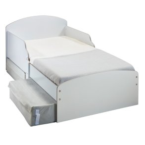 Brne Hvid Junior Tr seng m/opbevaring v2 (140cm)