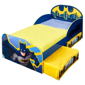 Batman Brne Seng m/opbevaring (140cm)