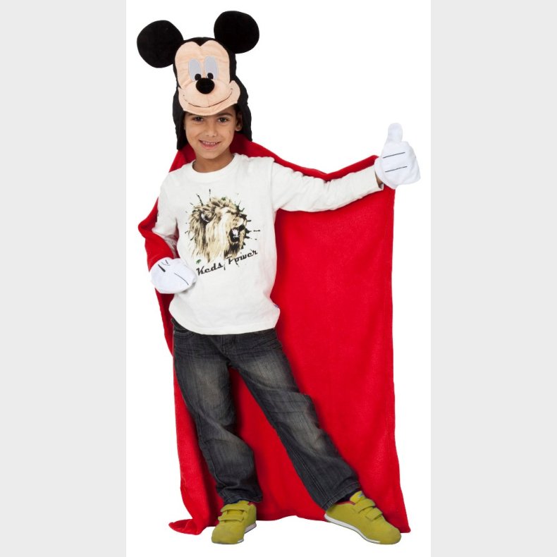 Mickey Mouse Luksus Poncho med htte