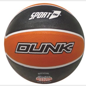 Dunk Basketball Str. 7 Sort/Orange