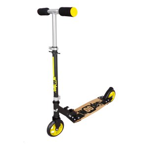 Sport1 Wooden foldbart Lbehjul til brn, Sort