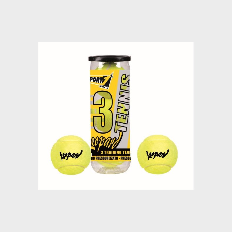 Tennis Bolde Leopard (3 stk.)