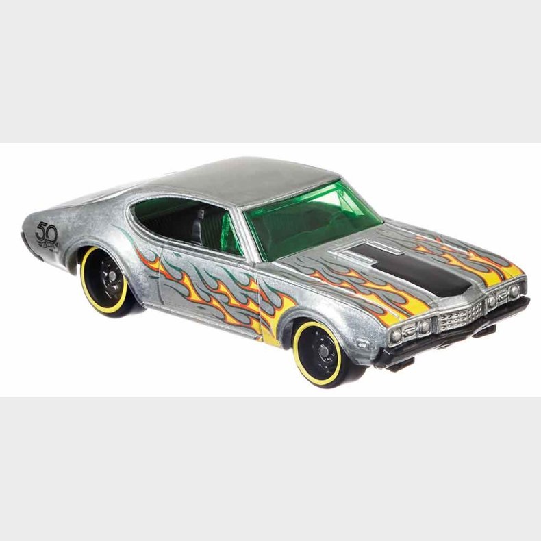 Hot Wheels 50TH Zamac Flames - 68 OLDS 442