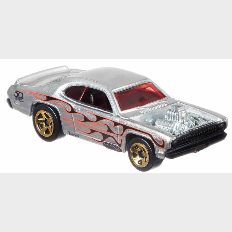 Hot Wheels 50TH Zamac Flames - PLYMOUTH DUSTER THRUSTER