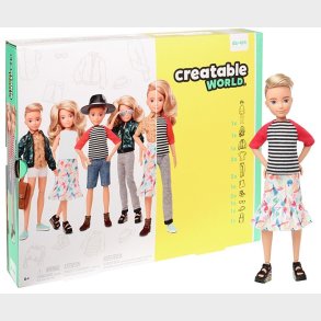 Creatable World Deluxe Dukke med Blondt blget hr