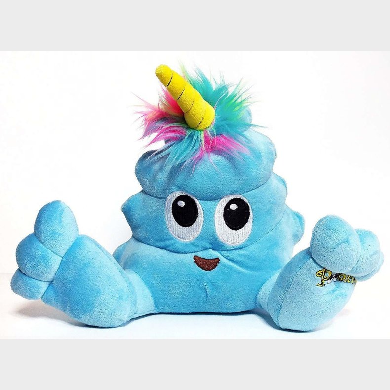 Poo-Nicorns 25,5 cm bamse, Bl