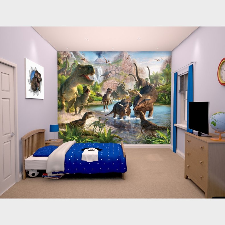 Dinosaur Land tapet 243 x 305 cm