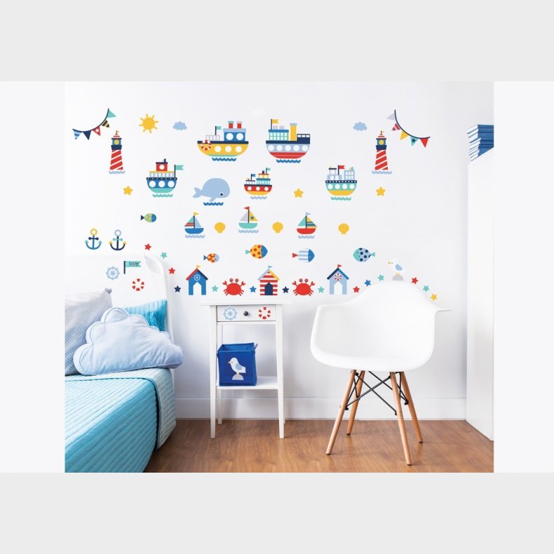 Sejlbde Wallstickers