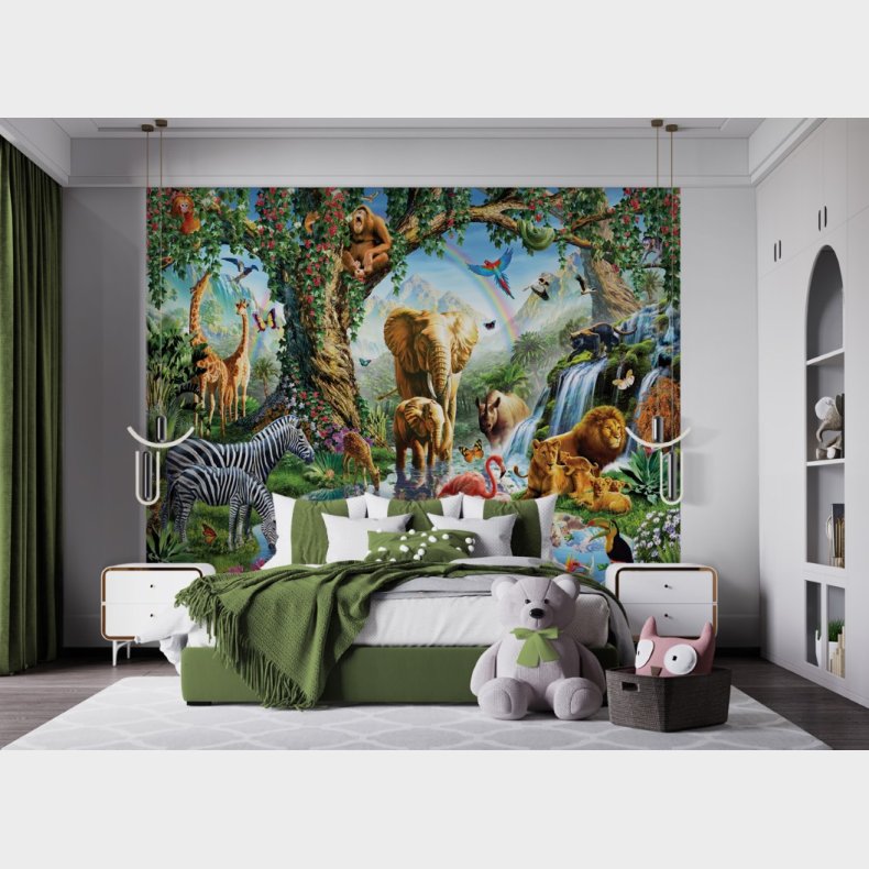 Junglesen tapet 243 x 305 cm