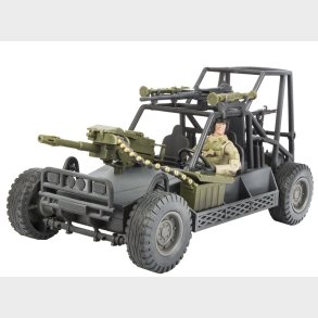 World Peacekeepers 1:18 Militr Buggy m/1 actionfigur
