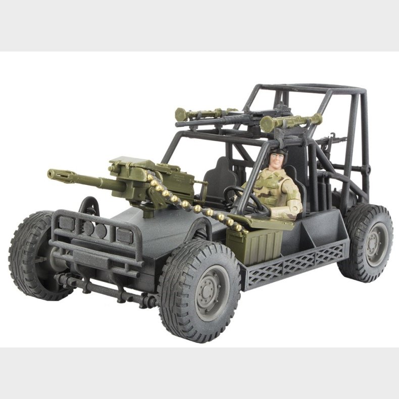 World Peacekeepers 1:18 Militr Buggy m/1 actionfigur