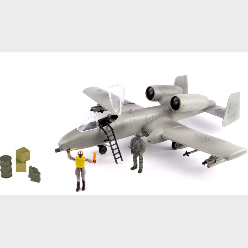World Peacekeepers 1:18 A-10A Thunderbolt II kampfly m/2 actionfigurer