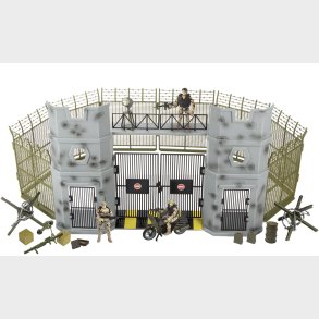 World Peacekeepers 1:18 MilitrBase Port med 3 actionfigurer