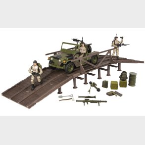 World Peacekeepers 1:18 Ekspeditionsstyrke inkl. Kretj + 3 actionfigurer