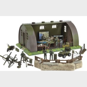 World Peacekeepers 1:18 MilitrBase med 6 actionfigurer