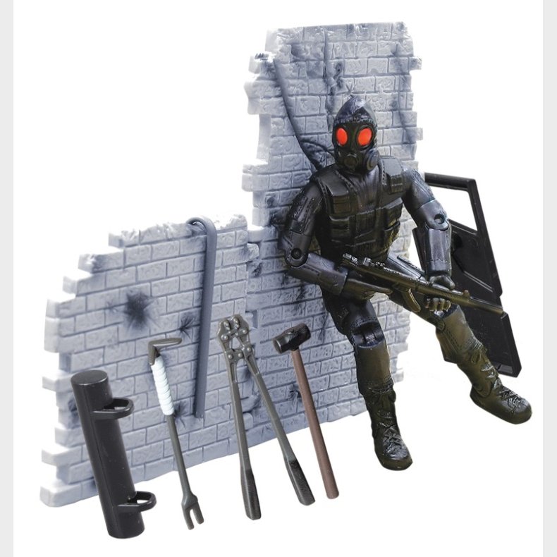 S.W.A.T. Rgdykker Action Figur  med vg Type B 1:18