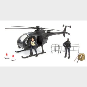 S.W.A.T. Redningshelikopter inkl. tilbehr og 2 figurer 1:18