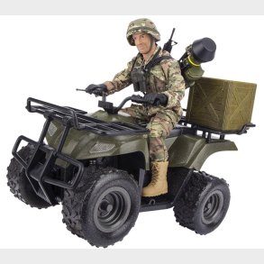 Militr ATV 1:6 med Action Figur 30,5cm (Model 2024)