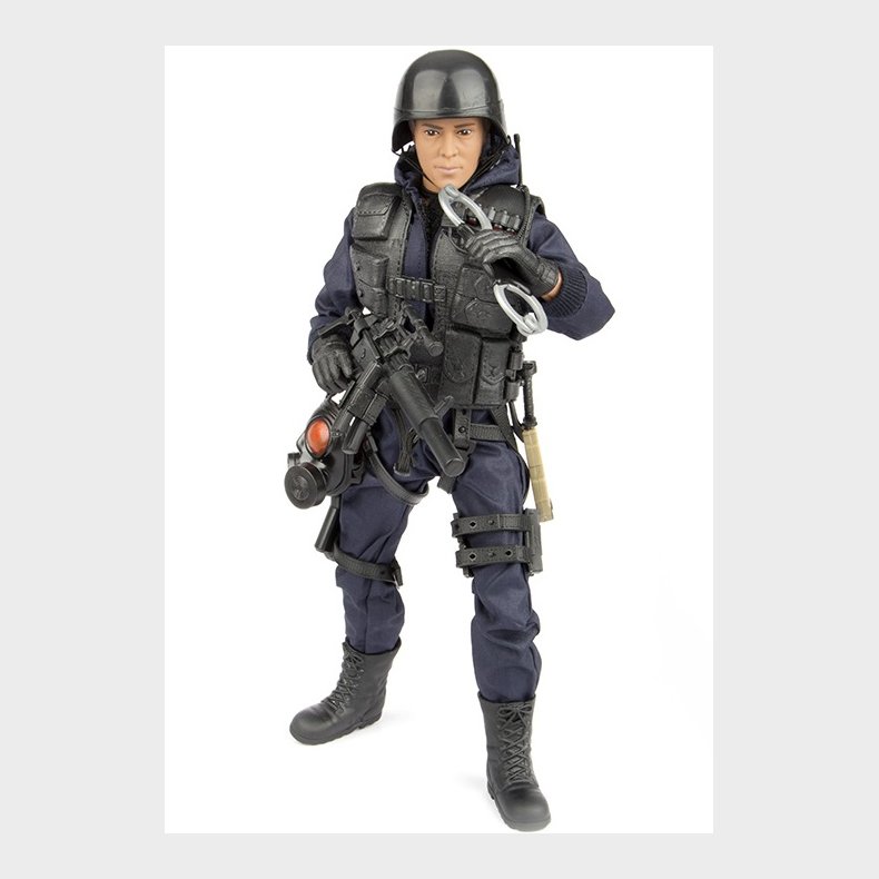 S.W.A.T. Pick-up Man Politi Action Figur 30,5cm