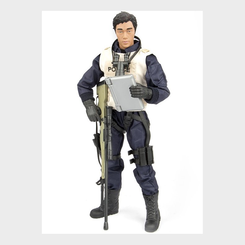 S.W.A.T. Sniper Politi Action Figur 30,5cm