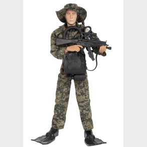 NAVY Seal Special OPS Action Figur 30,5cm med tilbehr