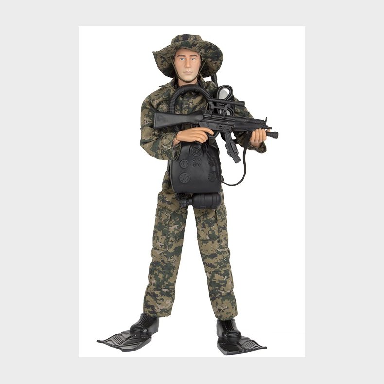NAVY Seal Special OPS Action Figur 30,5cm med tilbehr