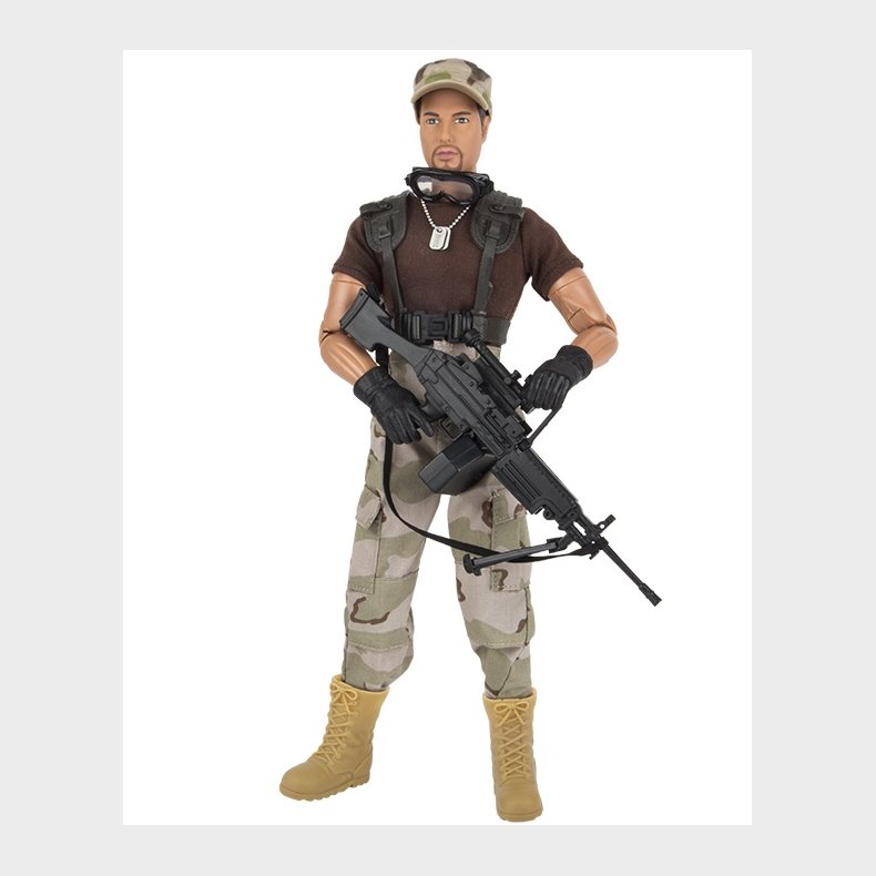 Militr Kamp Ingenir Action Figur 30,5cm med tilbehr