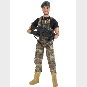 Special Forces Green Beret Action Figur 30,5cm med tilbehr