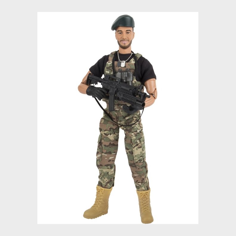 Special Forces Green Beret Action Figur 30,5cm med tilbehr