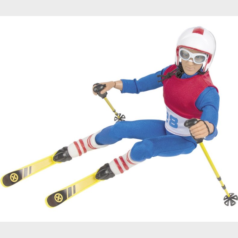 Action Figur som str p ski med tilbehr 30,5cm