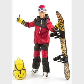 Snowboarder Action Figur med tilbehr 30,5cm