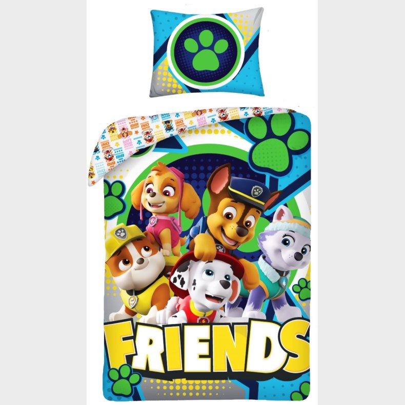 Paw Patrol Friends Sengetj - 100 Procent Bomuld