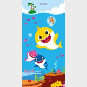 Baby Shark Badehndklde - 70x140 cm