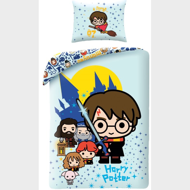 Harry Potter Junior Sengetj  100 x 135 cm - 100 Procent Bomuld