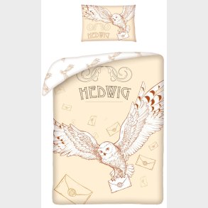 Harry Potter Hedwig Junior Sengetj  100 x 135 cm - 100 Procent Bomuld