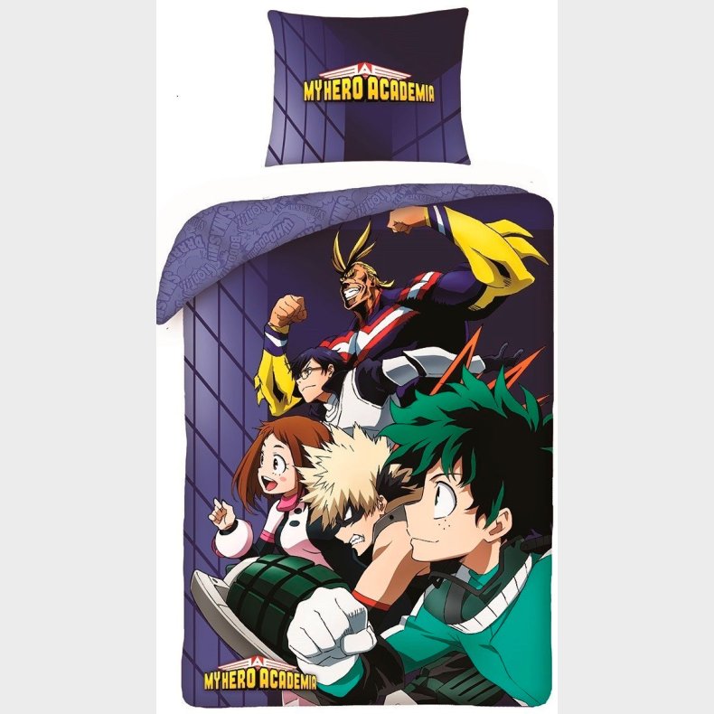 My Hero Academia Sengetj + Rygsk model 3 - 100 procent bomuld