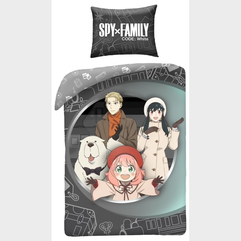 Spy X Family Sengetj 140 x 200 cm - 100 procent bomuld