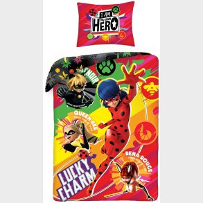 Miraculous Ladybug ''Lucky Charm'' Sengetj, 100 bomuld