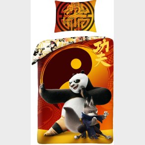 Kung Fu Panda Warrior Sengetj 140 x 200 cm - 100 procent bomuld