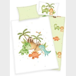 Dinos Sengetj 100x135 cm - 100 procent bomuld - GREEN by OEKO-TEX