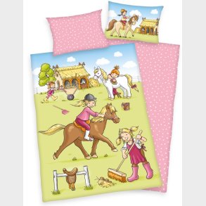 Pony Farm Bio Sengetj 100x135 cm - 100 procent bomuld